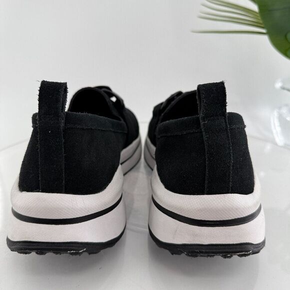 Blondo Women Mckayla Waterproof Sneaker Chunky Slip On Chain Black Suede Size 10 - Picture 6 of 13